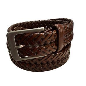 Braided Leather Belt Men’s Sz. 44
